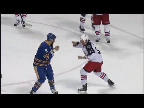 Blue Jackets - Sabres rough stuff 10/27/11