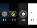 Android Incoming Call Evolution (2008-2022)