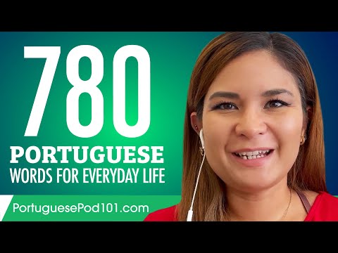780 Portuguese Words for Everyday Life - Basic Vocabulary #39