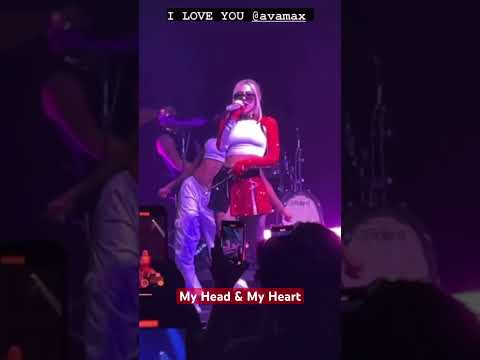 Ava Max “My Head & My Heart” live in Tennessee