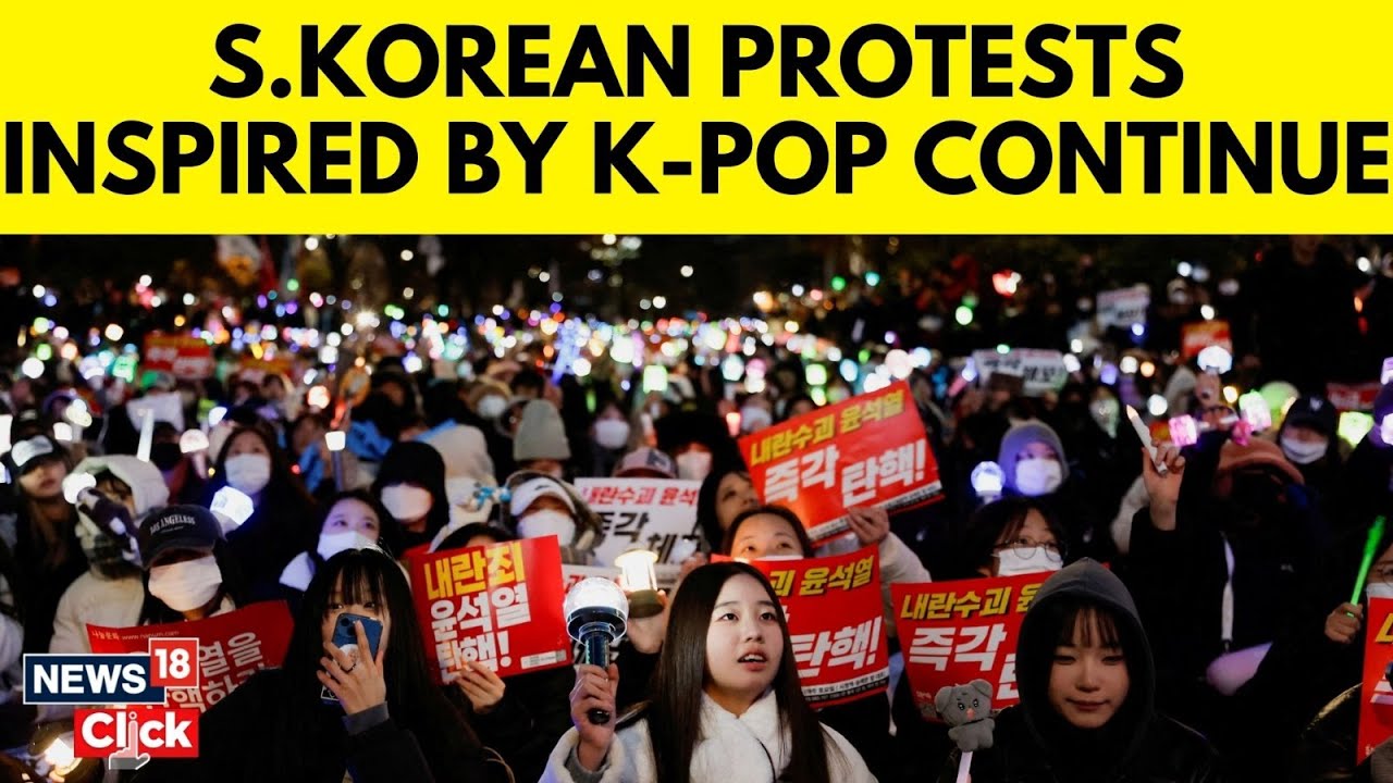 South Korea News | South Koreans Protests Continue Demanding Yoon's Impeachment | News18 | N18G