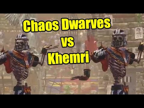 Chaos Dwarves vs Khemri (Week 2) (Season 14 Crendorian Blood Bowl League)