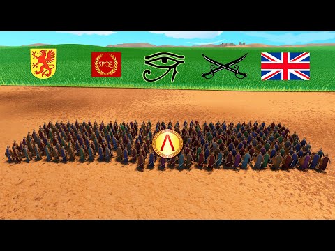 300 SPARTANS vs 7 MILLION of EVERY Ancient Army!? - UEBS 2: Ultimate Epic Battle Simulator 2