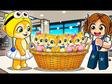 Ece’nin Kedisi Balım'ın Yavruları Oldu🐱 Roblox Brookhaven🏡RP