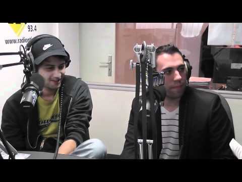 Brian Arc & Jeremy Kalls en interview dans les studios de la radio nti