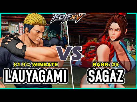 KOF XV 🔥 Lauyagami (Yamazaki/Dinosaur/O.Yashiro) vs Sagaz (Yashiro/Mai/Ryo) 🔥 Steam