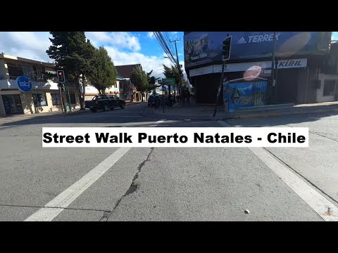 🇨🇱 Street Walk Puerto Natales - Chile - 4K