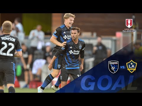 GOAL: Chris Wondolowski equalizes in the Open Cup Quarters