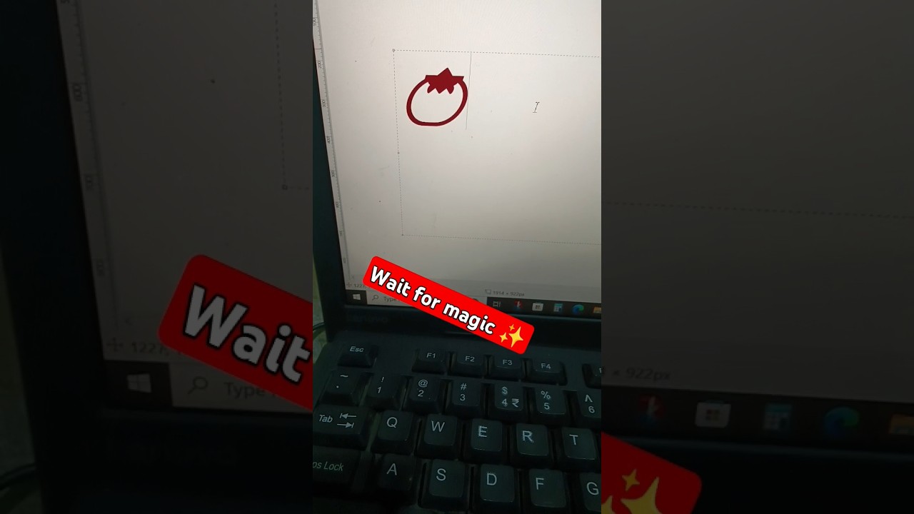 how to make fruits🍎 in laptop#DigitalArt#FruitDesign#GraphicDesign#3DModeling#Illustration#Creative