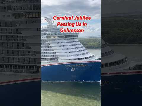 Thumbnail for “Carnival Jubilee Makes a Grand Departure from Galveston!” #cruiseship #travel #shorts #holiday