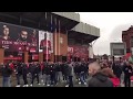 AS Roma Fans Attacking Liverpool Supporters In Front Of Anfield | 24/04/2018