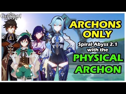 Archons Only ft. the Physical Archon Eula | Spiral Abyss 2.1 Floor 12 (9 stars) | Genshin Impact