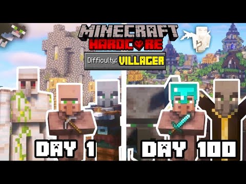 Epic Tootsie's 100 Day Villager Experiment: Minecraft Madness!