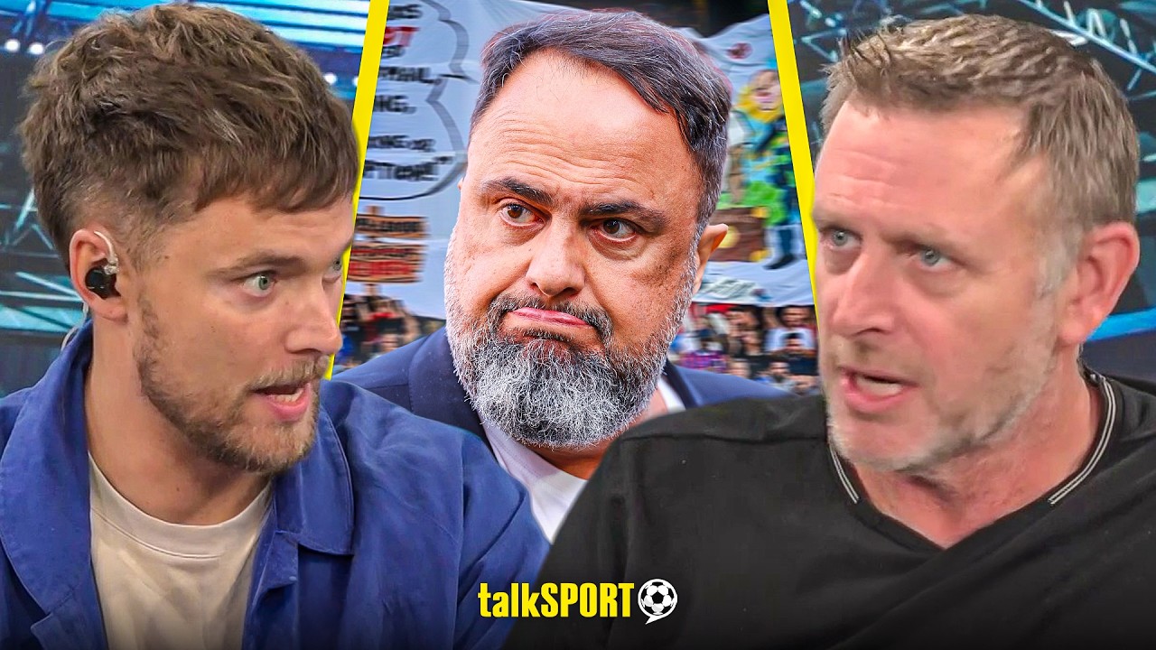 Darragh MacAnthony WEIGHS IN on Evangelos Marinakis SUING Crystal Palace over Gun Banner!
