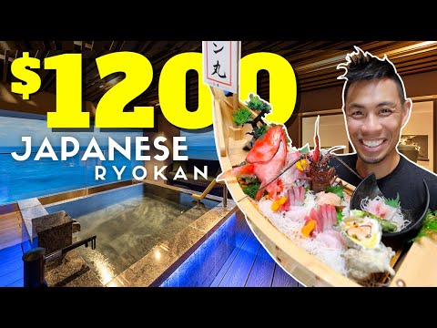 價值 1200 美元的日本豪華旅館住宿體驗 (What a $1200 Japanese Luxury Ryokan Hotel Stay is like)