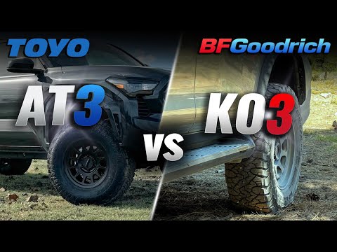Neuer BF Goodrich KO3 vs. TOYO AT3 (All-Terrain-Reifen) | Kampf auf trockener, nasser, Schnee- un...