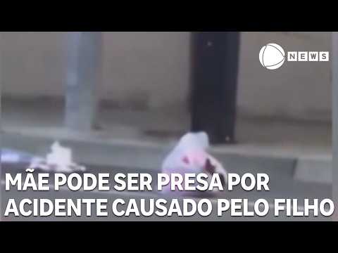 Mãe pode ser presa por acidente provocado pelo filho