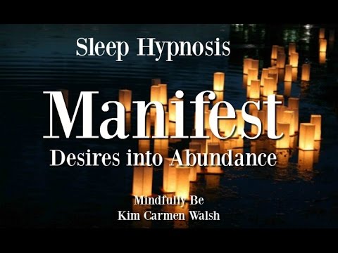 😴 Manifest Desire into Abundance ~ Sleep Hypnosis ~ Female Voice of Kim Carmen Walsh Video