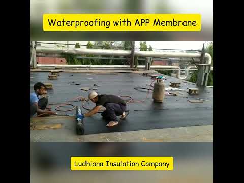Pipes wrapping coating or app membrane, for waterproofing, t...