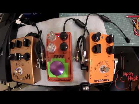 Caline Orange Burst Vs Xotic BB Preamp