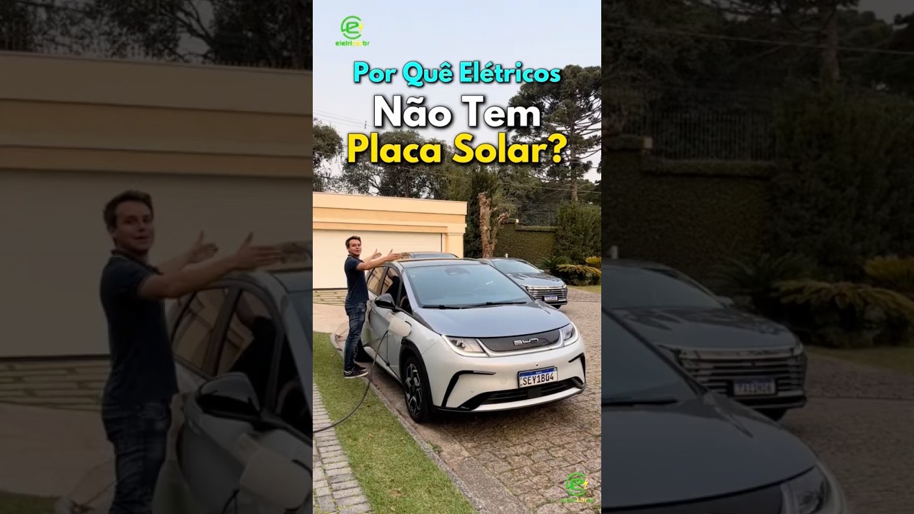 Por que Elétricos não Tem Placa Solar no Teto? Eficiência?
