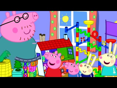 Peppa Pig Official Channel | The Biggest Marble Run Challenge with Peppa Pig
