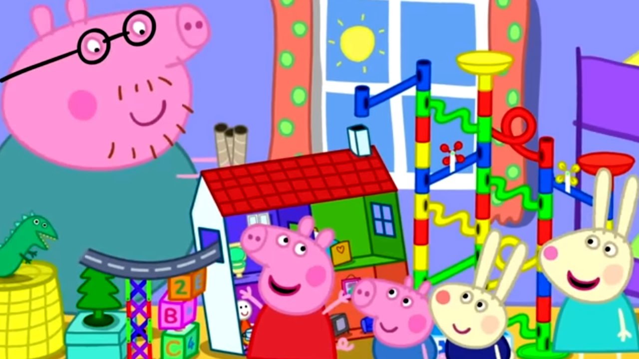 Peppa Pig Official Channel | The Biggest Marble Run Challenge with Peppa Pig