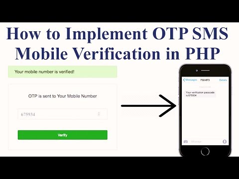 How to Implement OTP SMS Mobile Verification in PHP with TextLocal | Paytm Example 