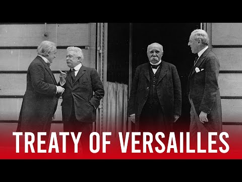 Treaty of Versailles Explained - End Of WW1 1919