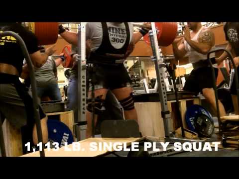 Blaine Sumner - 1,113 LB. Single Ply Squat