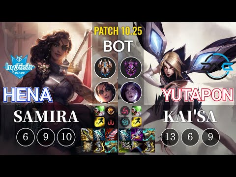 hyF Hena Samira vs DFM Yutapon Kai'Sa Bot - KR Patch 10.25