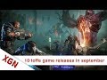 10 toffe game releases in september 2019