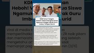 Heboh Video Orangtua Murid Ngamuk ke Guru di Subang usai Tampar Siswa, KDM Turun Tangan