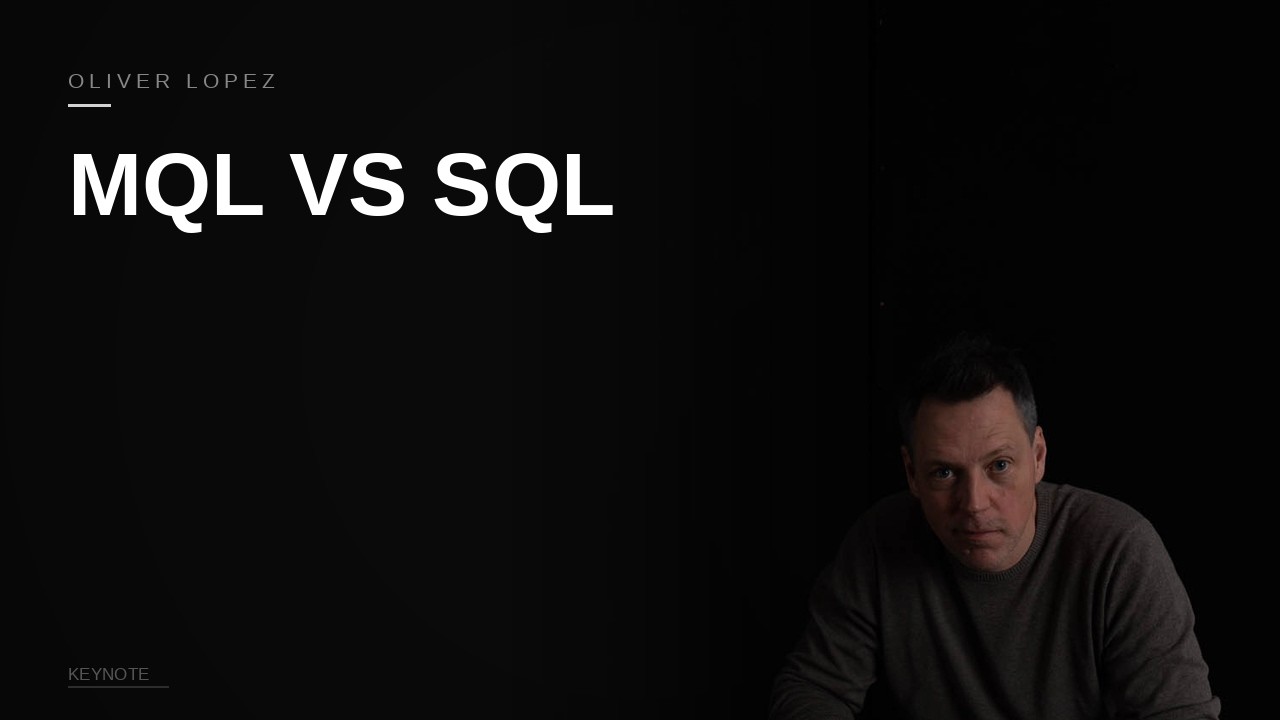 The difference between MQL and SQL