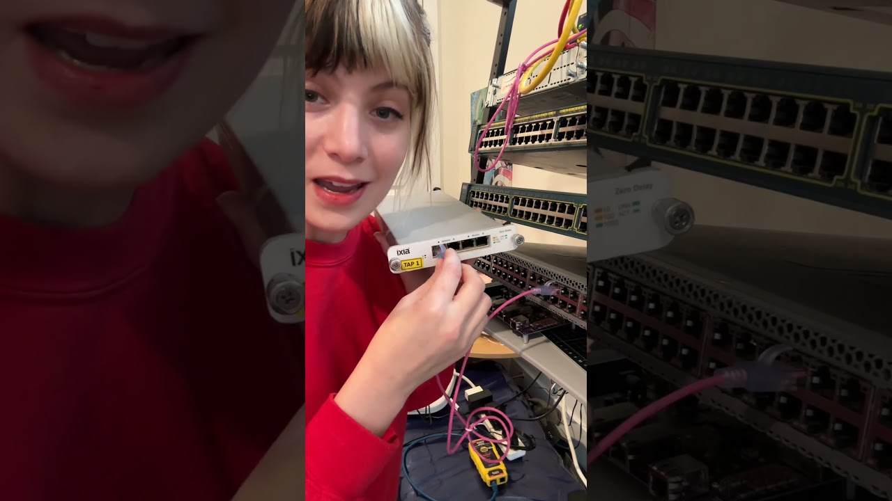 how to use a network tap! #ccna #networkengineer