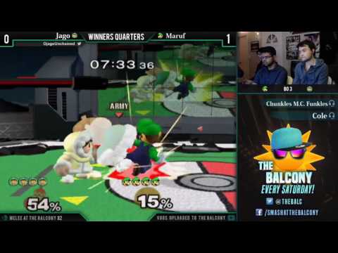 Melee @ the Balcony 82 - Winners Quarters ft. Maruf (Luigi) VS Jago (Ice Climbers)