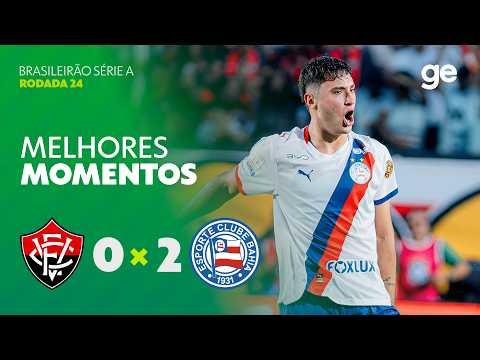 Gols e melhores lances de Vitória x Bahia