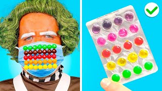 How To Sneak Snacks🍡 Out Of Wonka Factory || Cool Hacks To Sneak Food by Gotcha! Hacks