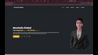 Download the video "Review of my personal responsive website using HTML, CSS, and JavaScript"