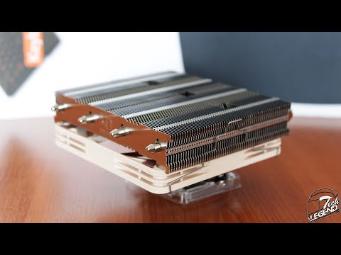 Aušintuvas Noctua NH-L12S sidabrinis video
