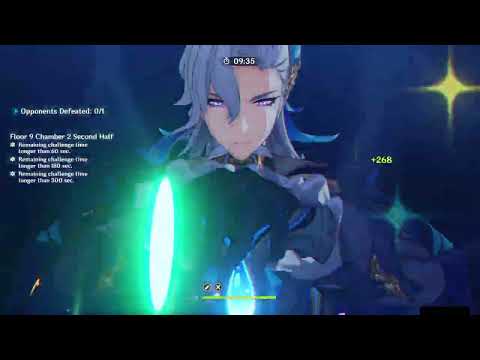 Genshin Spiral Abyss Floor 9 Attempt (The One That is Active During 9/15/2025)