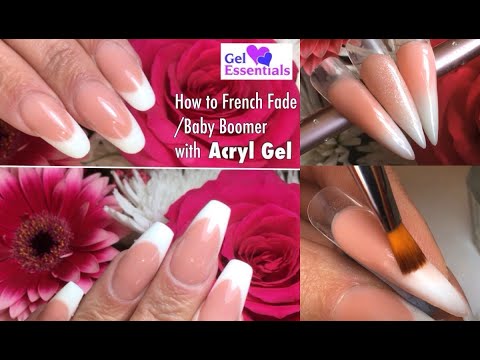 French Fade/Baby Boomer/Gel Essentials Acryl Gel - Tutorial💅