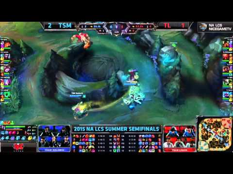 2015 NA LCS SUMMER PLAY OFF SEMI FINAL TL vs TSM 4경기 150817