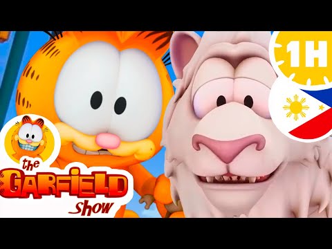 🦁 Garfield at ang reyna ng leon ! 🦁 - maligayang araw ng leon!