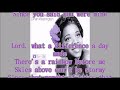 Dinah Washington     What  A Difference A Day Makes     +   lyrics