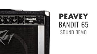 Video thumbnail for 1980s Peavey Bandit 65 Guitar Amp Sound Demo by Caleb Andresen