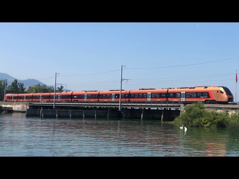 [FR/DE] Trafic ferroviaire/Bahnverkehr Seedamm (Pfäffikon SZ - Rapperswil) + Samstagen - TPS