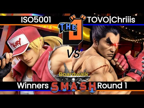 ISO5001 (Terry) vs. TOVO | Chriiis (Kazuya/Ken) - WR1 | Boardwalk Smash 10 SSBU (6/30/2022)