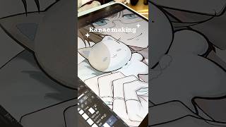 叶メイキング②かなえたうんのデザインほんとに可愛い *.+ﾟ#叶 #かな絵 #にじさんじ #イラスト #メイキング #illustration #drawing