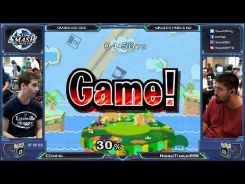 SSS 45   Chroma  Fox Vs  KoopaTroopa895 Mario SSBM Pools   Smash Melee